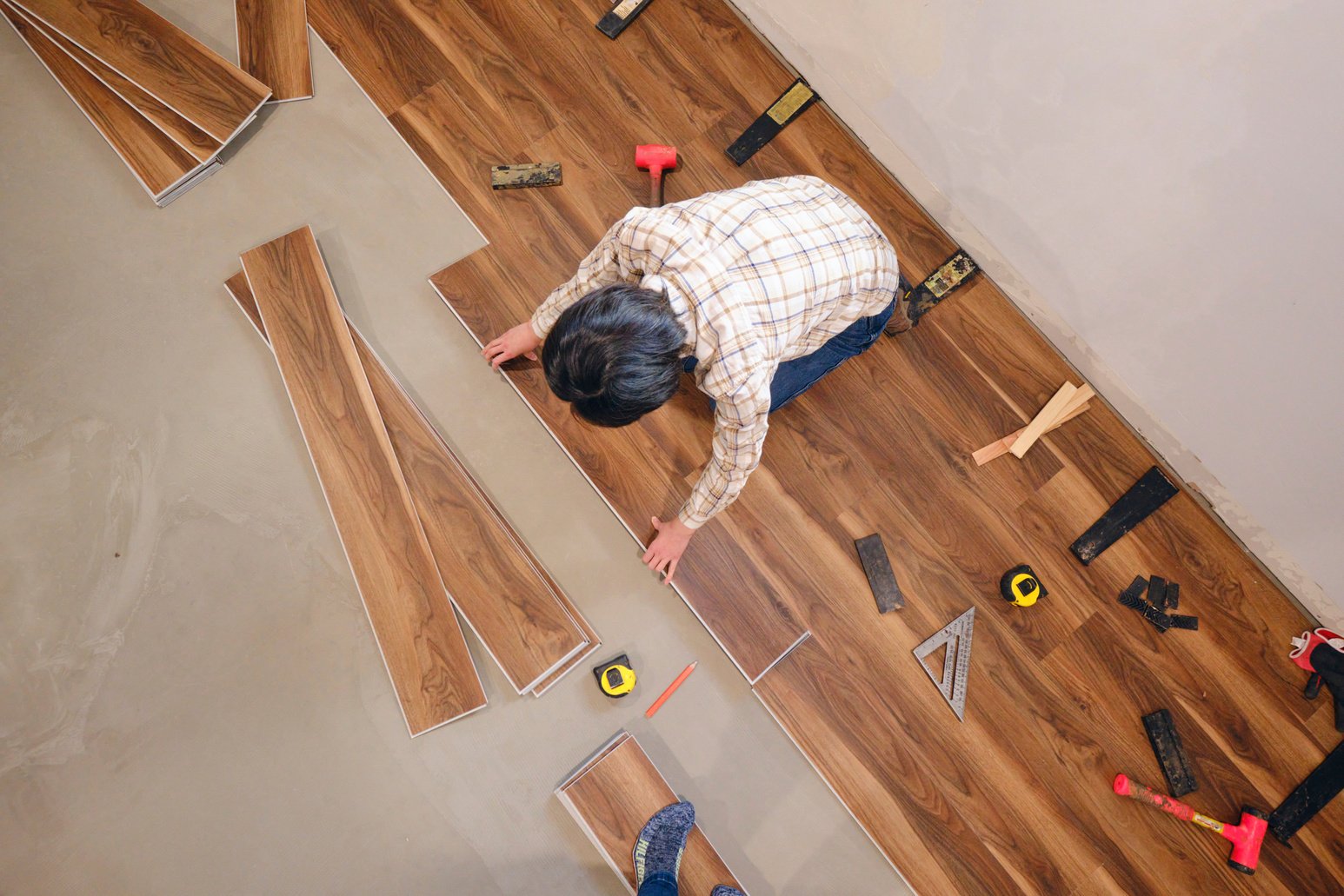 Home Remodel Floor Installation